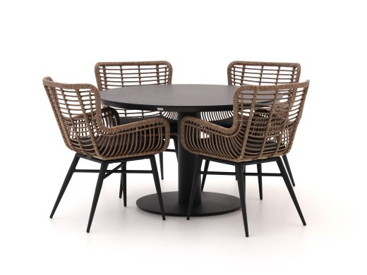 Intenso Asti/La Fonte Ø120cm dining tuinset 5-delig