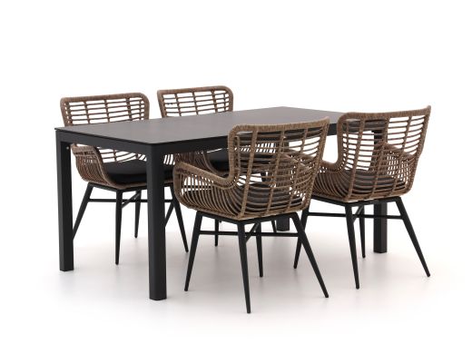 Intenso Asti/La Fonte 160cm dining tuinset 5-delig