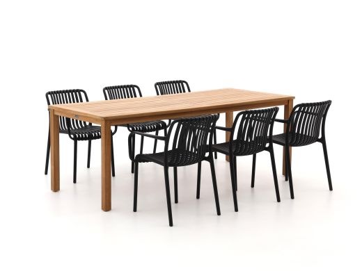 Forza Cali/Liverpool 210cm dining tuinset 7-delig stapelbaar