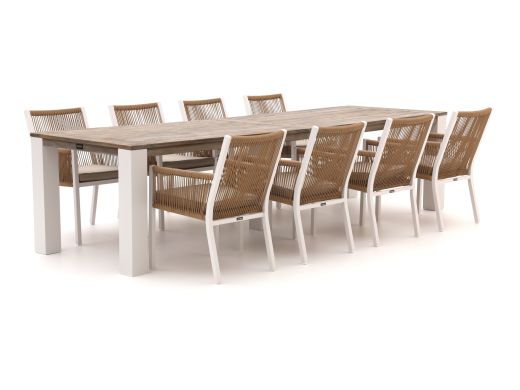 Manifesto Rivola/ROUGH-X 320cm dining tuinset 9-delig