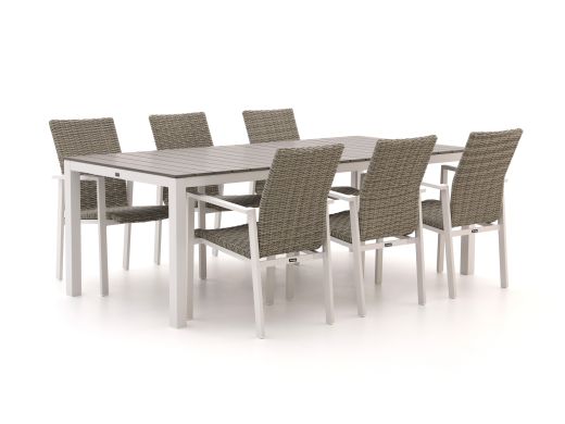 Manifesto Villongo/Fidenza 220cm dining tuinset 7-delig