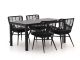 Intenso Asti/La Fonte 160cm dining tuinset 5-delig