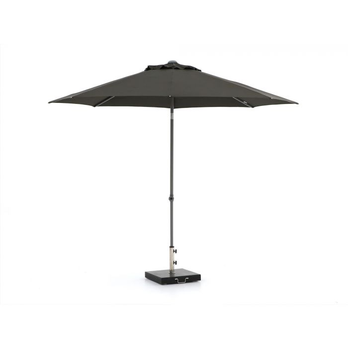 hebben zich vergist stam volwassene Shadowline Push-up parasol ø 300cm - Charcoal Black (incl. 50 kg voet) -  Kees Smit