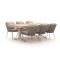 SUNS Nappa/Stockholm 220cm dining tuinset 7-delig