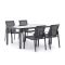 R&S Design Altea/Caluso 160cm dining tuinset 5-delig stapelbaar