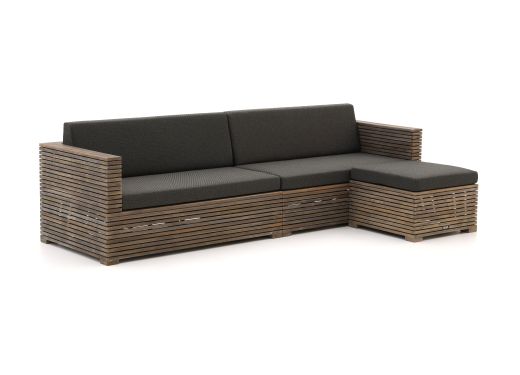 ROUGH-C chaise longue loungeset 3-delig