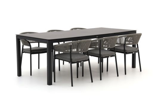 Bellagio Nova Siri/La Fonte 220cm dining tuinset 7-delig stapelbaar