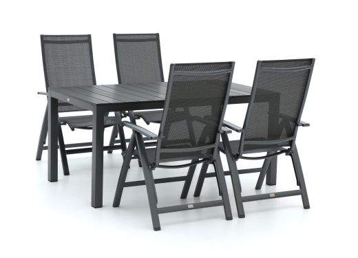 Bellagio Avenza/Fidenza 160cm dining tuinset 5-delig verstelbaar