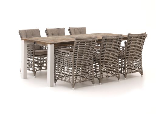 Manifesto Ortello/ROUGH-S 220cm dining tuinset 7-delig