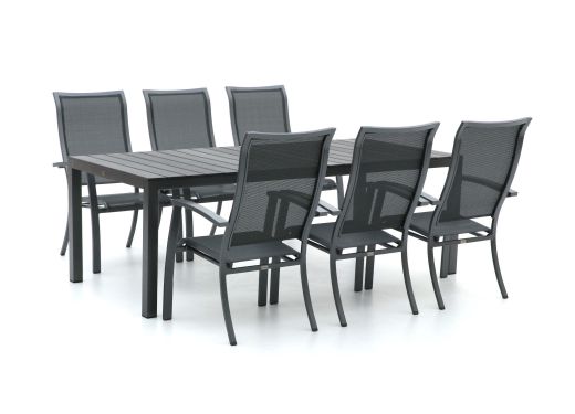 Bellagio Lugo/Fidenza 220cm dining tuinset 7-delig stapelbaar