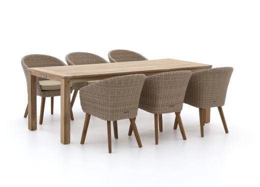 Intenso Tropea/ROUGH-S 220cm dining tuinset 7-delig