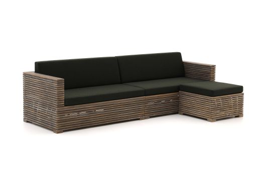 ROUGH-C chaise longue loungeset 3-delig