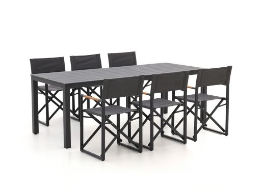 Bellagio Pasolini/Menzano 220cm dining tuinset 7-delig